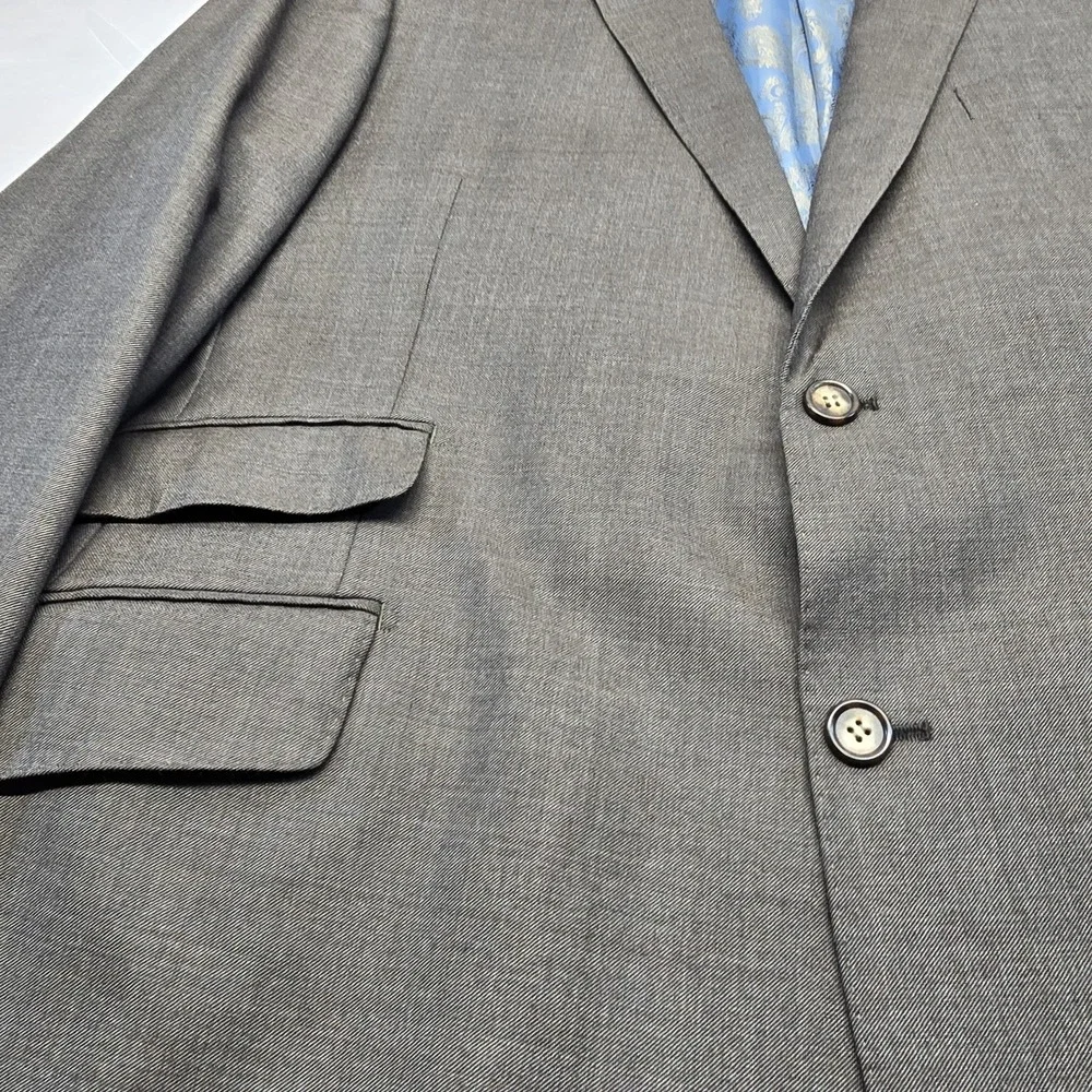Sartoria Tosi Super 150's 100% Wool Blazer 46L Men Made In‎ Italy